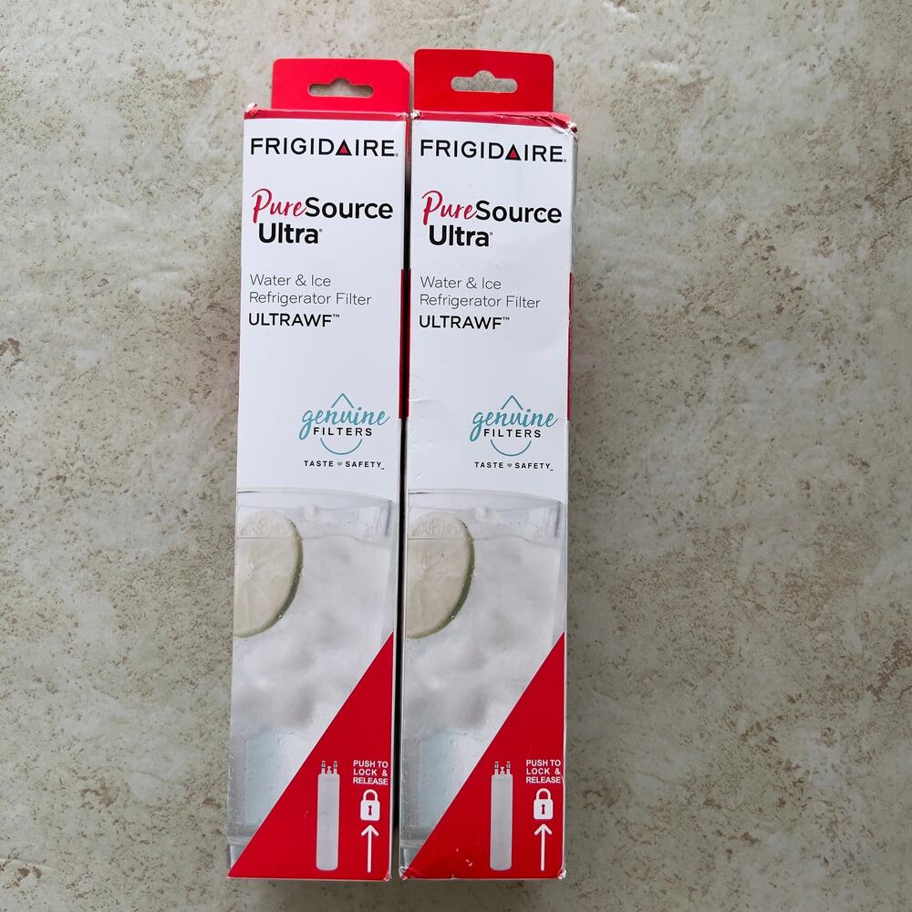 2 pk Frigidaire ULTRAWF Pure Source Ultra Refrigerator Water Filter White - NEW